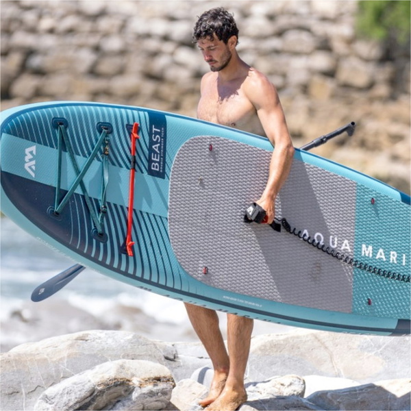 2026 Aqua Marina Beast iSUP With Hybrid Paddle 46121 - Aqua Splash